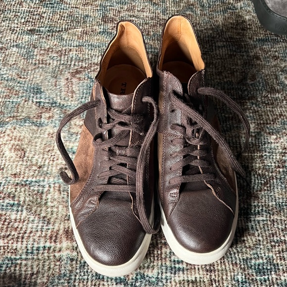 Trask High Top Suede & Leather Sneaker - Picture 2 of 5